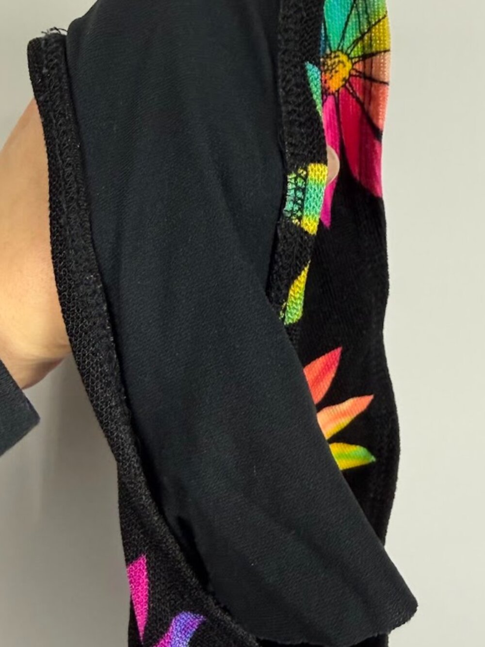 Vintage Longitude Criss Cross Back Neon Black 80s/90s One Piece Swimsuit Size 8 - Picture 11 of 11